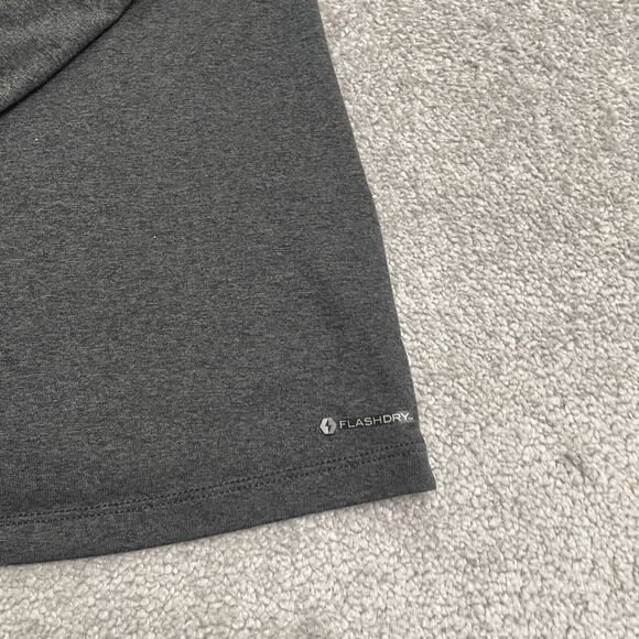 The North Face FlashDry Pullover Hoodie Sweatshirt Womens Large Dark Gray Active - Picture 9 of 10